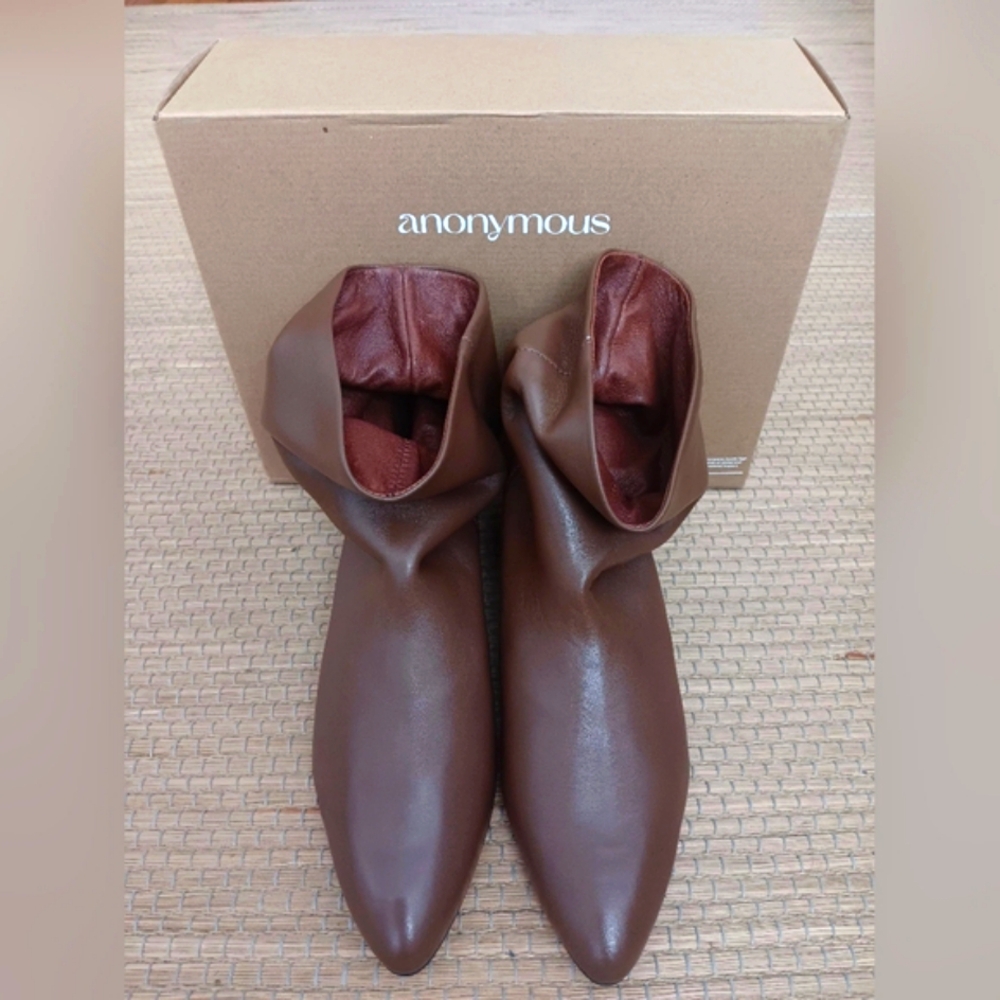 Brown Anonymouz Leather Boots